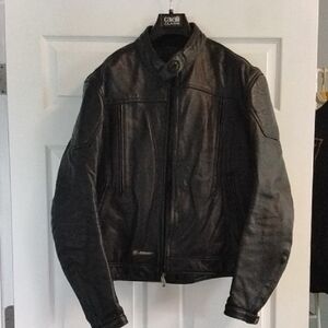 Star Mortorcyle Yamaha Black Leather Jacket
